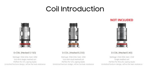 atomizzatore tf-d smok compatibile con resistenze d-coil