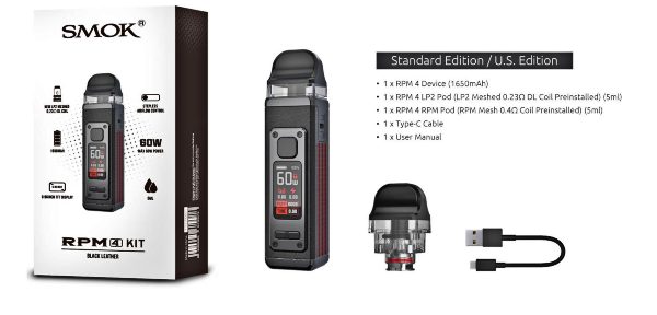 contenuto confezione rpm 4 smok