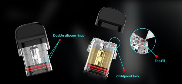 novo 2x pod cartuccia di ricambio smok per kit novo 2c