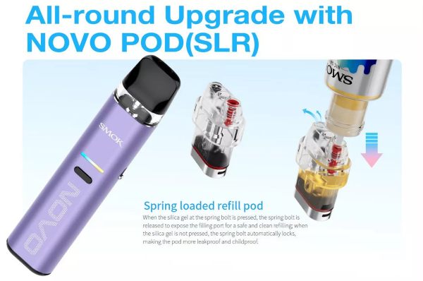 novo eco smok sigaretta elettronica con ricarica dall'alto