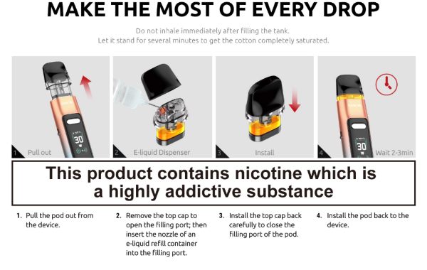 novo gt smok sigaretta elettronica con ricarica serbatoio superiore