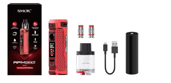 rpm 100 kit smok contenuto della confezione