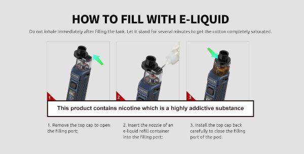 rpm 85 kit smok refill instructions for the tank