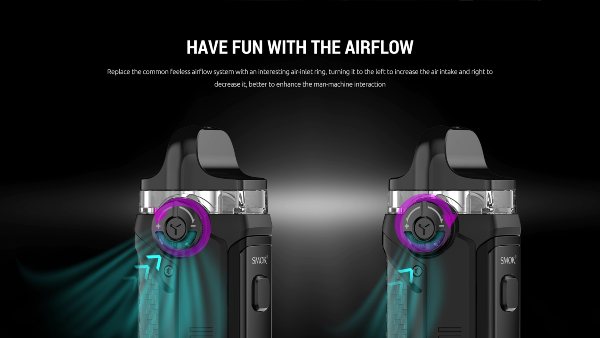 smok ipx 80 pod mod with adjustable airflow