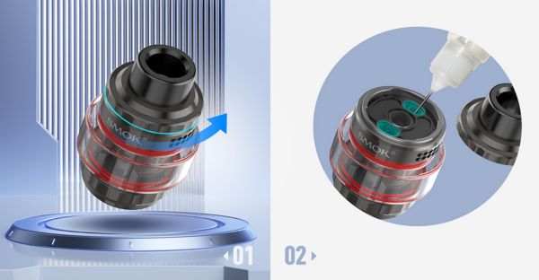 smok mag solo kit sigaretta elettronica con riempimento serbatoio dall'alto