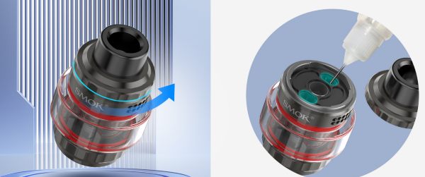 smok morph 3 sigaretta elettronica con sistema di riempimento superiore