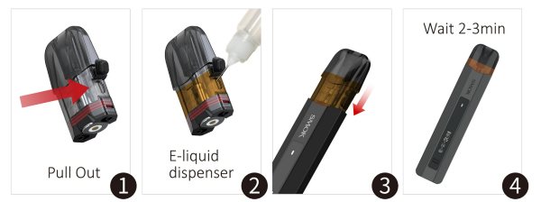 how to refill the 2ml tank of smok nfix pro