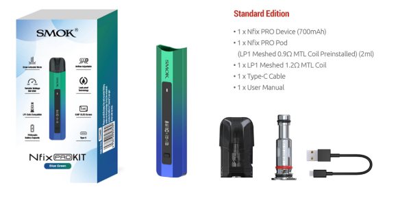 smok nfix pro kit contenuto della confezione