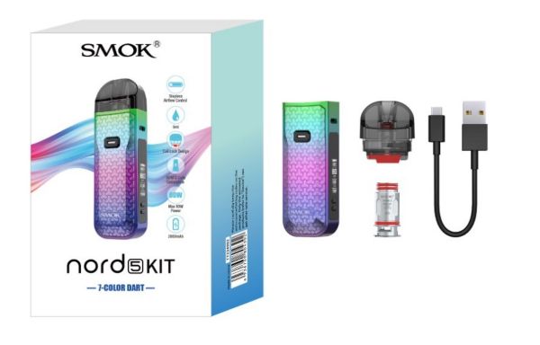 smok nord 5 kit contenuto della confezione