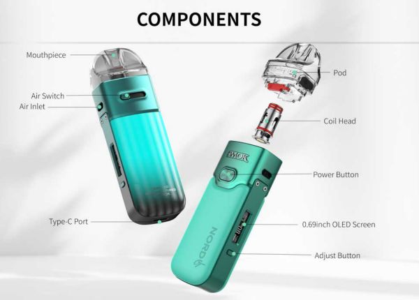 smok nord gt componenti sigaretta elettronica