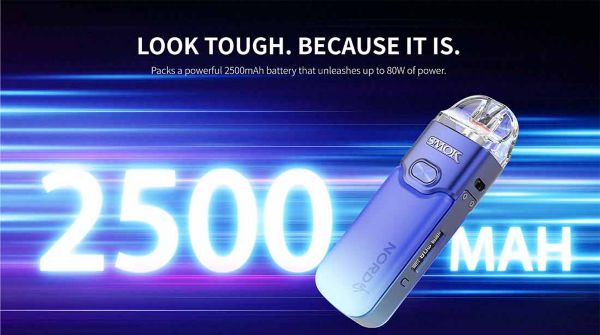 smok nord gt sigaretta elettronica con batteria integrata 2500 mAh