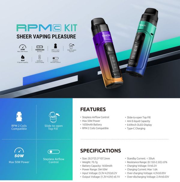 smok rpm c kit technical features