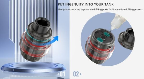 t-air subtank smok atomizer with top refill