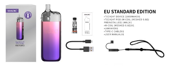 tech247 smok kit contenuto della confezione