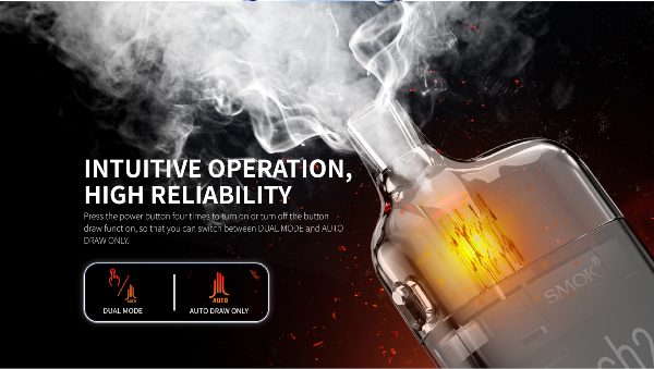 tech247 smok sigaretta elettronica con tiro automatico o manuale