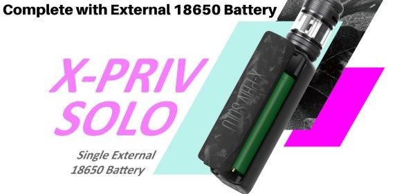 X-Priv Solo Smok Box Mod 80W | Svapoebasta