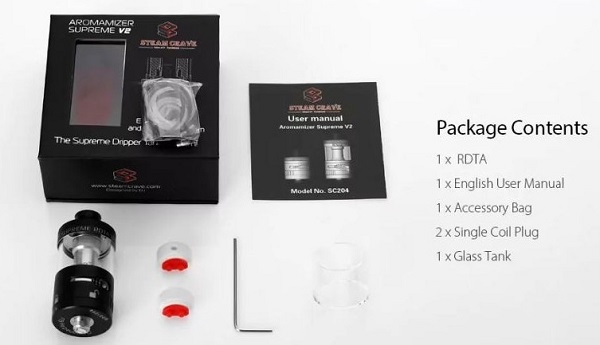 Aromamizer Supreme V2.1 Steam Crave Atomizer