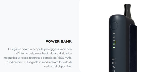 revy umami sigaretta elettronica con powerbank 1500 mah