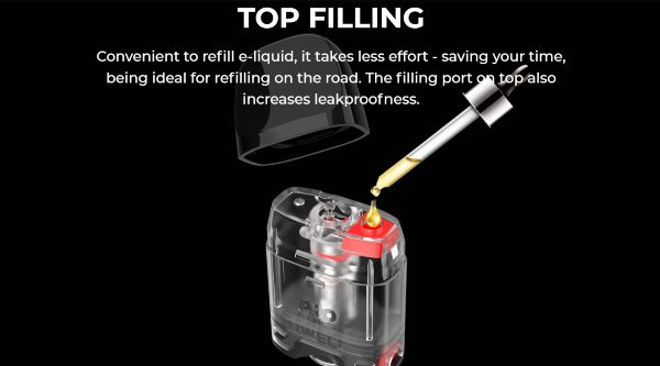 Caliburn G2 Cartuccia Pod Uwell Ricambio top filling