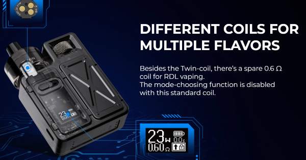 Crown M Uwell Pod Mod Kit RDL vaping
