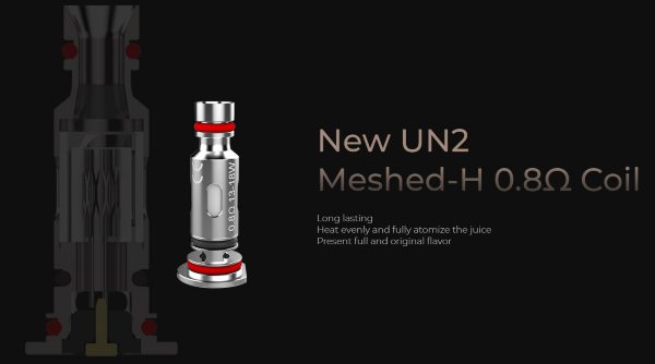 caliburn G uwell pod mod compatibile con resistenze un2 meshed-h coil