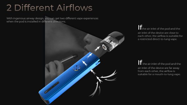 caliburn G uwell pod mod con ariosità regolabile a due posizioni