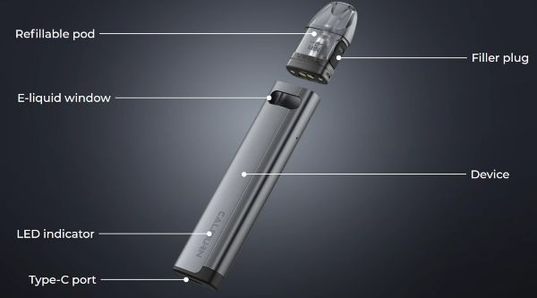 caliburn a2s uwell componenti sigaretta elettronica