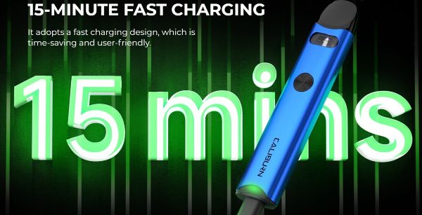 caliburn a3 uwell electronic cigarette 15-minute recharge