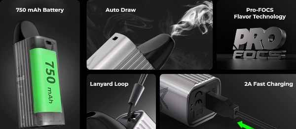 caliburn az3 uwell caratteristiche tecniche sigaretta elettronica