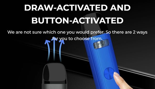 caliburn g2 uwell pod mod with automatic or manual draw