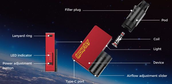 caliburn ironfist L uwell compatibile componenti sigaretta elettronica
