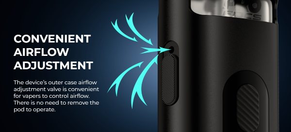 caliburn x uwell pod mod with adjustable draw