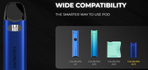 cartuccia caliburn a3 pod uwell compatibilità