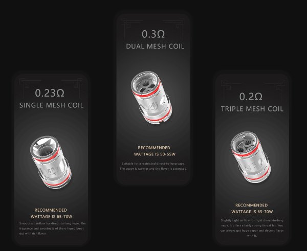 crown v tank uwell compatible coils