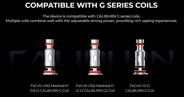 Caliburn X cartridge compatible with Caliburn G G2 coils