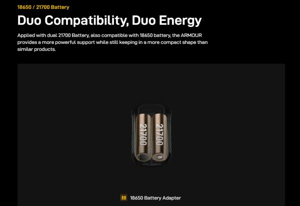 armour s itank t kit vaporesso sigaretta elettronica single battery 18650 21700