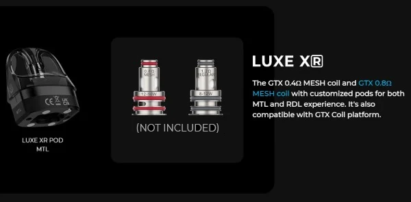 cartuccia pod luxe xr vaporesso tiro guancia MTL