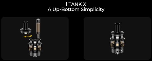 how to refill vaporesso itank x atomizer