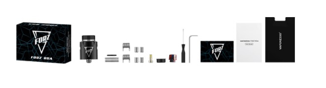 contenuto confezione atomizzatore dripper forz rda