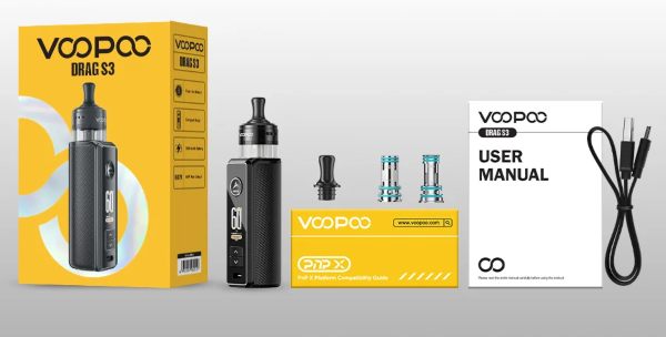 drag s3 voopoo kit contenuto della confezione