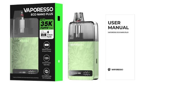 eco nano plus vaporesso kit contenuto della confezione
