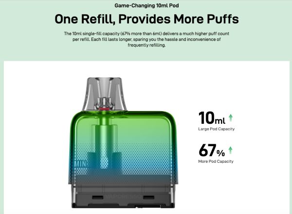 eco nano plus vaporesso sigaretta elettronica con serbatoio 10ml