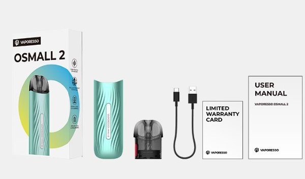 osmall 2 kit vaporesso contenuto della confezione