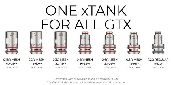 Coils compatible with Vaporesso xTank 4.5ml