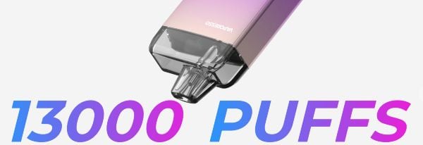 vaporesso eco nano pod mod with capacity equivalent to 13000 puffs