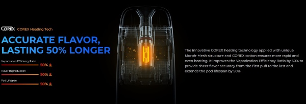 vaporesso xros 3 mini pod mod with corex coil technology