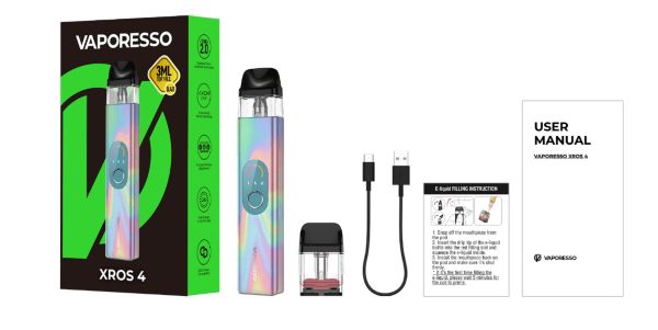 xros 4 vaporesso kit contenuto della confezione