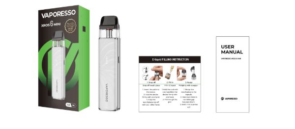 xros 6 mini vaporesso kit contenuto della confezione