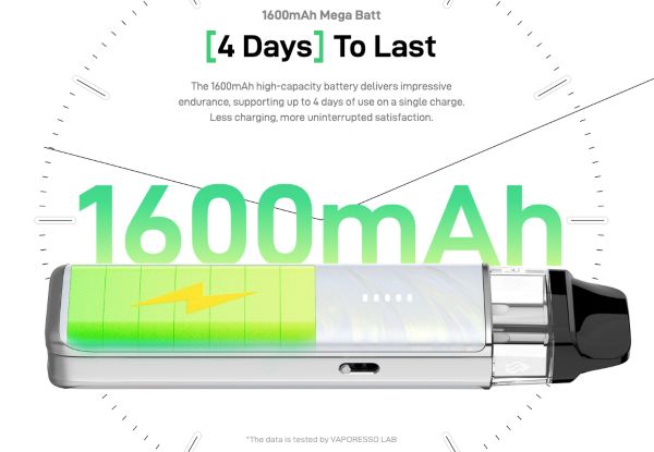 xros 6 mini vaporesso sigaretta elettronica con batteria integrato 1600 mah
