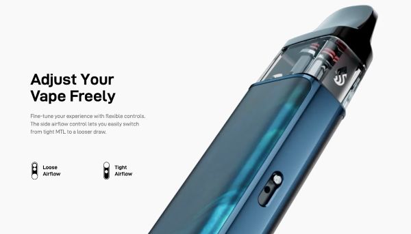 xros 6 vaporesso sigaretta elettronica con tiro ad ariosità regolabile